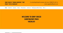 Desktop Screenshot of garysacco.com